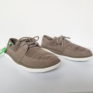 Sanuk What A Tripper Low Shoes Mens 8 Sidewalk Surfer Natural Mesh 1099390